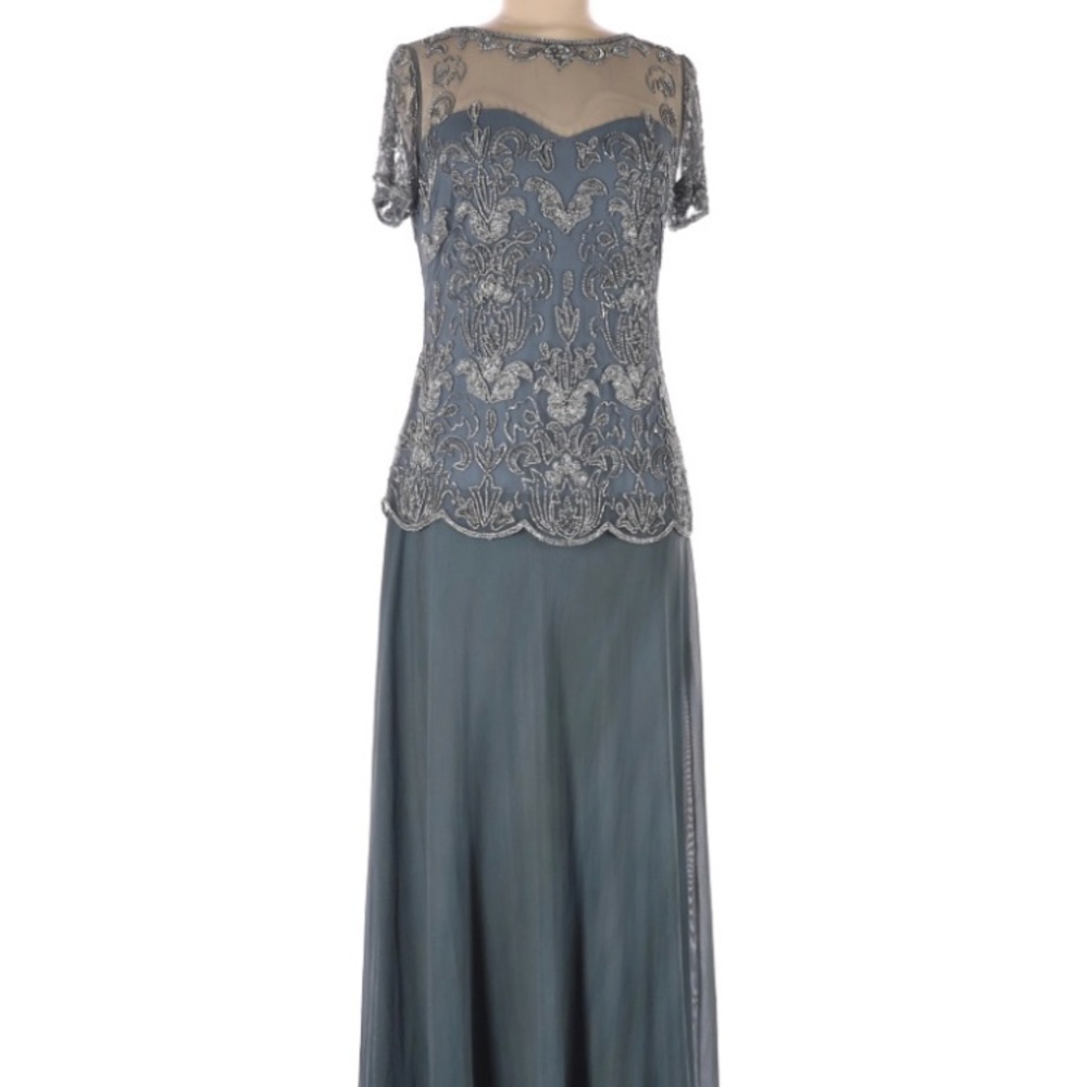 PISARRONIGHTS FORMAL GOWN BEADED DRESS6 SIZE 6 - Picture 1 of 4